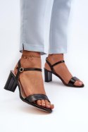 Sandały Model Glindra 24SD98-6986 Black - Step in style Step in style Sandały Model Glindra 24SD98-6986 Black - Step in style Step in style