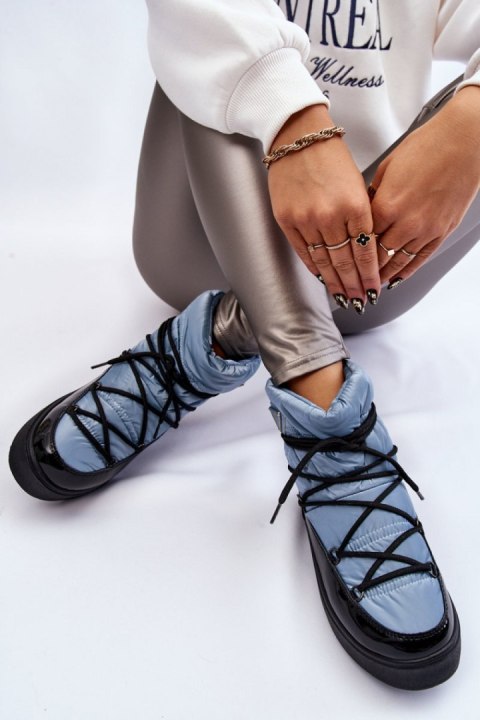 Śniegowce Model Carrios HY845-6 Blue - Step in style Step in style Śniegowce Model Carrios HY845-6 Blue - Step in style Step in style