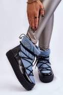 Śniegowce Model Carrios HY845-6 Blue - Step in style Step in style Śniegowce Model Carrios HY845-6 Blue - Step in style Step in style