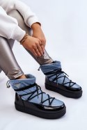 Śniegowce Model Carrios HY845-6 Blue - Step in style Step in style Śniegowce Model Carrios HY845-6 Blue - Step in style Step in style
