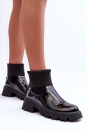 Sztyblety Model Pavo DES925M Black Lakier - Step in style Step in style Sztyblety Model Pavo DES925M Black Lakier - Step in style Step in style