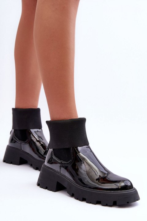 Sztyblety Model Pavo DES925M Black Lakier - Step in style Step in style Sztyblety Model Pavo DES925M Black Lakier - Step in style Step in style