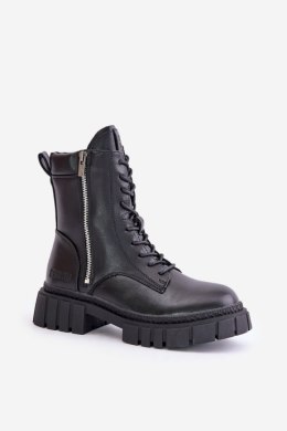 Workery Model Skóry Big Star MM274578 Black - Step in style Step in style