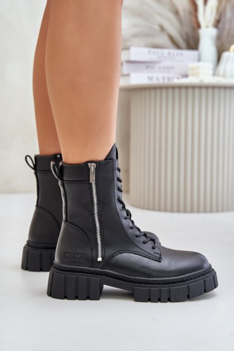 Workery Model Skóry Big Star MM274578 Black - Step in style Step in style Workery Model Skóry Big Star MM274578 Black - Step in style Step in style