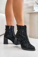 Botki Model DA CR42-192 Black - Step in style Step in style Botki Model DA CR42-192 Black - Step in style Step in style