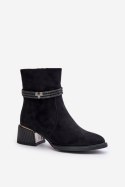 Botki Model DA MR880-027 Black - Step in style Step in style Botki Model DA MR880-027 Black - Step in style Step in style
