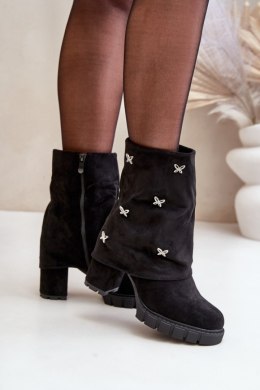 Botki Model Esadora 168-581 Black - Step in style Step in style