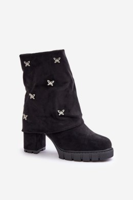 Botki Model Esadora 168-581 Black - Step in style Step in style