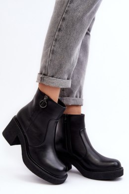 Botki Model Romella TR926 Black - Step in style Step in style