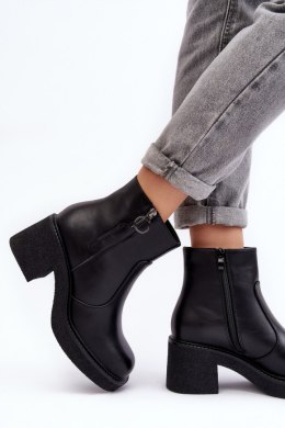 Botki Model Romella TR926 Black - Step in style Step in style