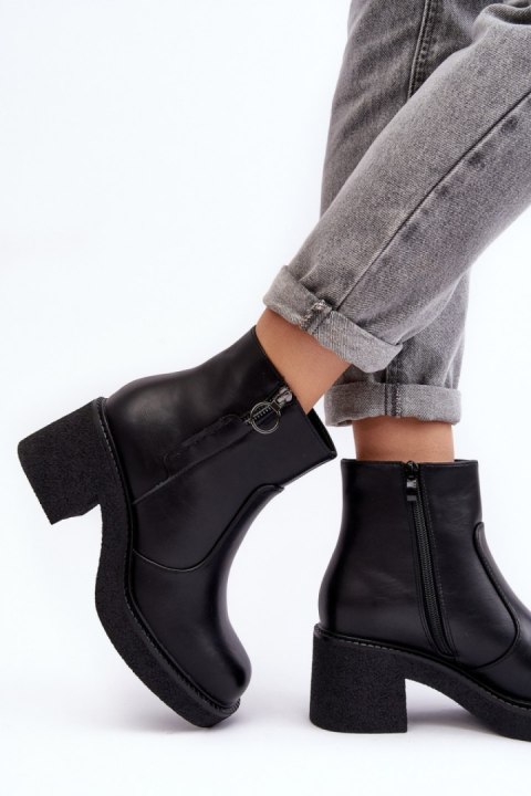 Botki Model Romella TR926 Black - Step in style Step in style Botki Model Romella TR926 Black - Step in style Step in style