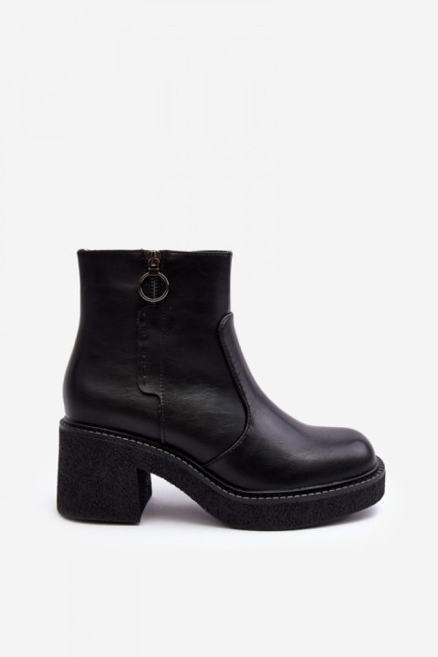 Botki Model Romella TR926 Black - Step in style Step in style Botki Model Romella TR926 Black - Step in style Step in style