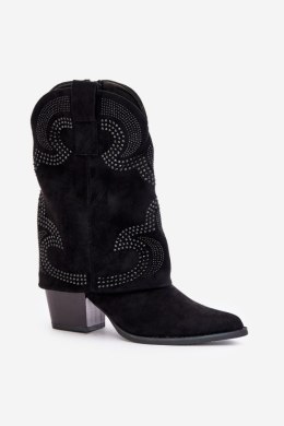 Botki Model S.Barski HY42-153 Black - Step in style Step in style