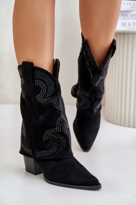 Botki Model S.Barski HY42-153 Black - Step in style Step in style Botki Model S.Barski HY42-153 Black - Step in style Step in style