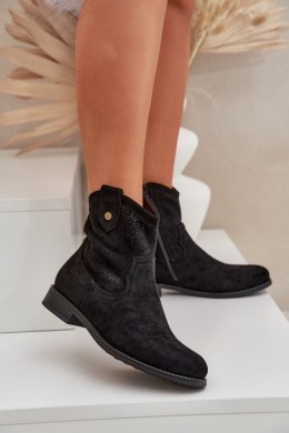 Botki Model S.Barski HY51-063 Black - Step in style Step in style