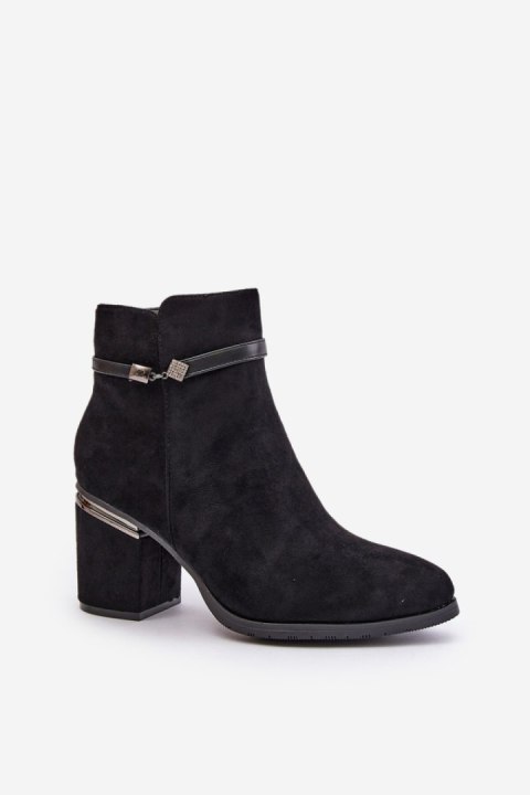 Botki Model Vinceza 16446 Black - Step in style Step in style Botki Model Vinceza 16446 Black - Step in style Step in style