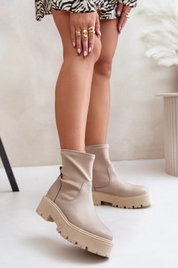 Botki Model Zazoo 2947 Beige - Step in style Step in style