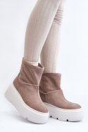 Botki Model Zazoo 3424 Beige - Step in style Step in style Botki Model Zazoo 3424 Beige - Step in style Step in style