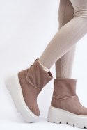 Botki Model Zazoo 3424 Beige - Step in style Step in style Botki Model Zazoo 3424 Beige - Step in style Step in style