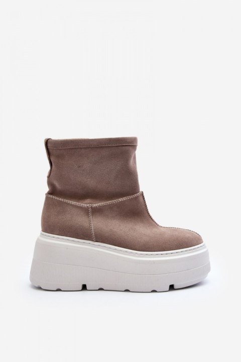 Botki Model Zazoo 3424 Beige - Step in style Step in style Botki Model Zazoo 3424 Beige - Step in style Step in style