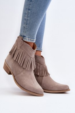 Botki Model Zazoo 3430 Cappuccino - Step in style Step in style