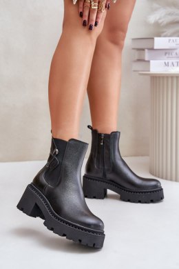 Botki Model Zazoo 60490 Black - Step in style Step in style