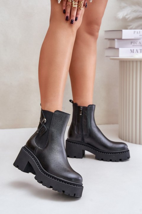 Botki Model Zazoo 60490 Black - Step in style Step in style Botki Model Zazoo 60490 Black - Step in style Step in style