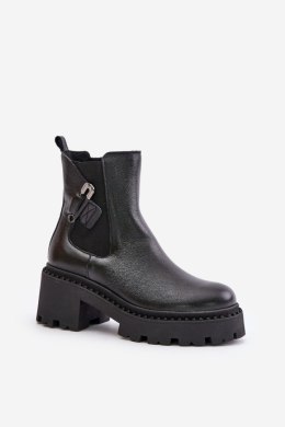Botki Model Zazoo 60490 Black - Step in style Step in style