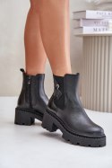 Botki Model Zazoo 60490 Black - Step in style Step in style Botki Model Zazoo 60490 Black - Step in style Step in style