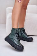 Botki Model Zazoo 60511 Dark Green - Step in style Step in style Botki Model Zazoo 60511 Dark Green - Step in style Step in style