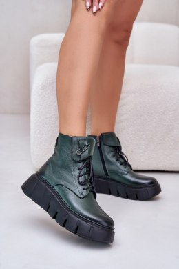 Botki Model Zazoo 60511 Dark Green - Step in style Step in style