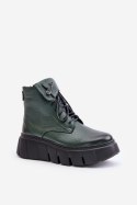 Botki Model Zazoo 60511 Dark Green - Step in style Step in style Botki Model Zazoo 60511 Dark Green - Step in style Step in style