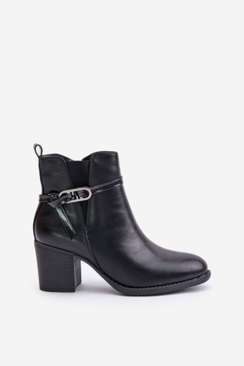 Botki Model Zinithia ASA250-2 Black - Step in style Step in style Botki Model Zinithia ASA250-2 Black - Step in style Step in style