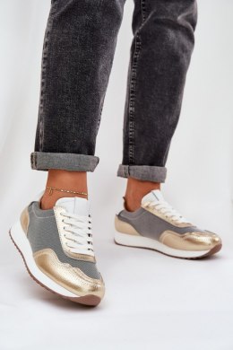 Buty Sportowe Model DA LR51-847 Gold - Step in style Step in style