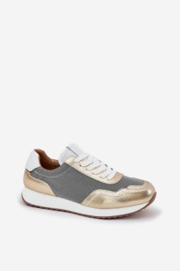 Buty Sportowe Model DA LR51-847 Gold - Step in style Step in style