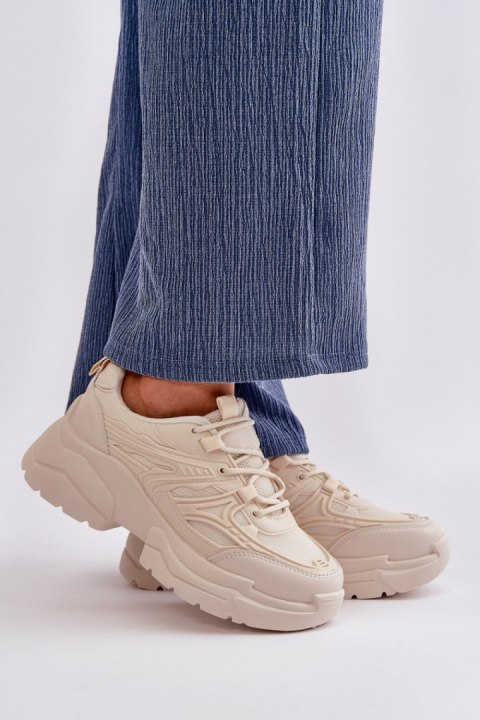 Buty Sportowe Model Lerista MM06 Light Beige - Step in style Step in style Buty Sportowe Model Lerista MM06 Light Beige - Step in style Step in style