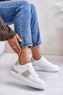 Buty Sportowe Model Nevisase R11 Beige - Step in style Step in style Buty Sportowe Model Nevisase R11 Beige - Step in style Step in style