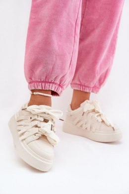 Buty Sportowe Model Penolle 8927 Beige - Step in style Step in style