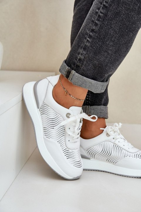 Buty Sportowe Model S.Barski LR51-551 White - Step in style Step in style Buty Sportowe Model S.Barski LR51-551 White - Step in style Step in style