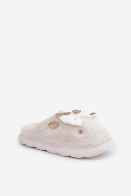 Kapcie Model Annalira BG185P White - Step in style Step in style