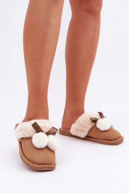 Kapcie Model Nartani YL-311 Camel - Step in style Step in style