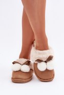 Kapcie Model Nartani YL-311 Camel - Step in style Step in style Kapcie Model Nartani YL-311 Camel - Step in style Step in style