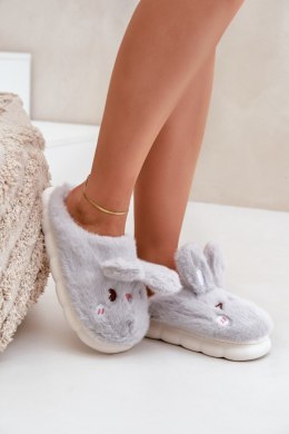 Kapcie Model Natasha FA-196 Light Grey - Step in style Step in style