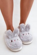 Kapcie Model Natasha FA-196 Light Grey - Step in style Step in style Kapcie Model Natasha FA-196 Light Grey - Step in style Step in style