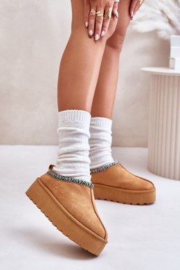 Kapcie Model Neroma 877-1 Camel - Step in style Step in style