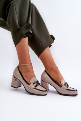 Półbuty Model DA MR38-973 Beige - Step in style Step in style