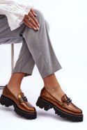 Półbuty Model Laura Messi 2699-744 Gold - Step in style Step in style Półbuty Model Laura Messi 2699-744 Gold - Step in style Step in style
