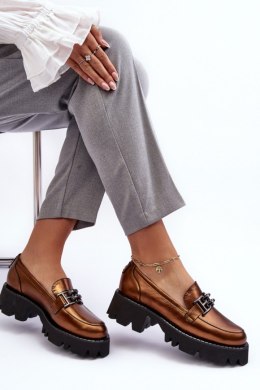 Półbuty Model Laura Messi 2699-744 Gold - Step in style Step in style