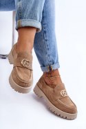 Półbuty Model Rosefalls 20153 Beige Zamsz - Step in style Step in style Półbuty Model Rosefalls 20153 Beige Zamsz - Step in style Step in style