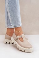 Półbuty Model Zazoo 20183 Beige - Step in style Step in style Półbuty Model Zazoo 20183 Beige - Step in style Step in style